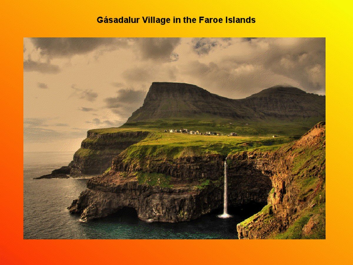 Остров Вагар Фарерские острова