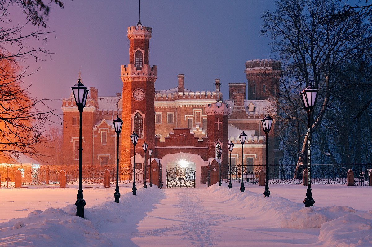Воронеж зима дворец Ольденбургских