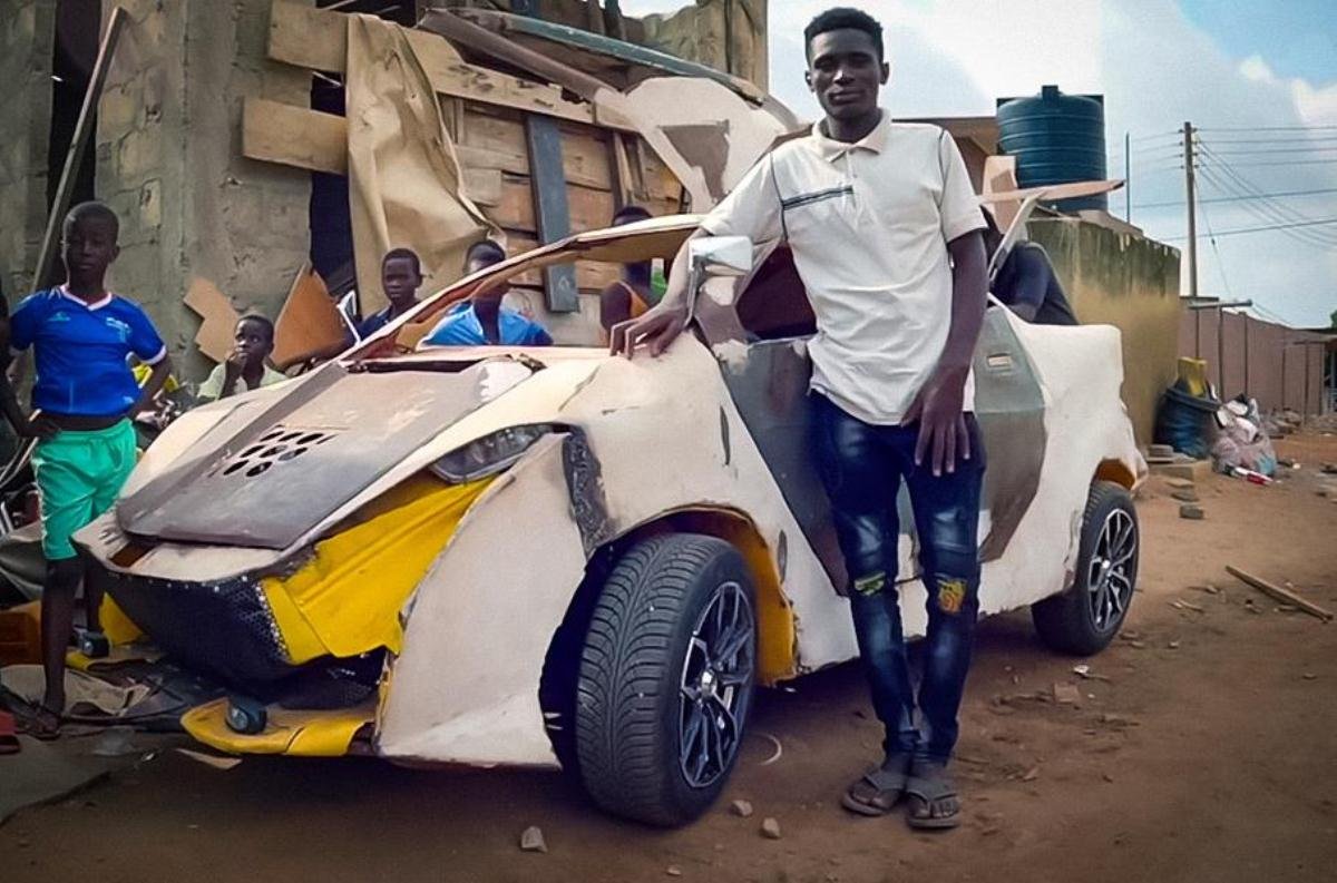 Машины в Африке из мусора