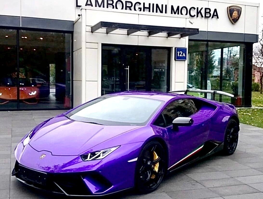 Lamborghini Huracan Performance фиолетовый