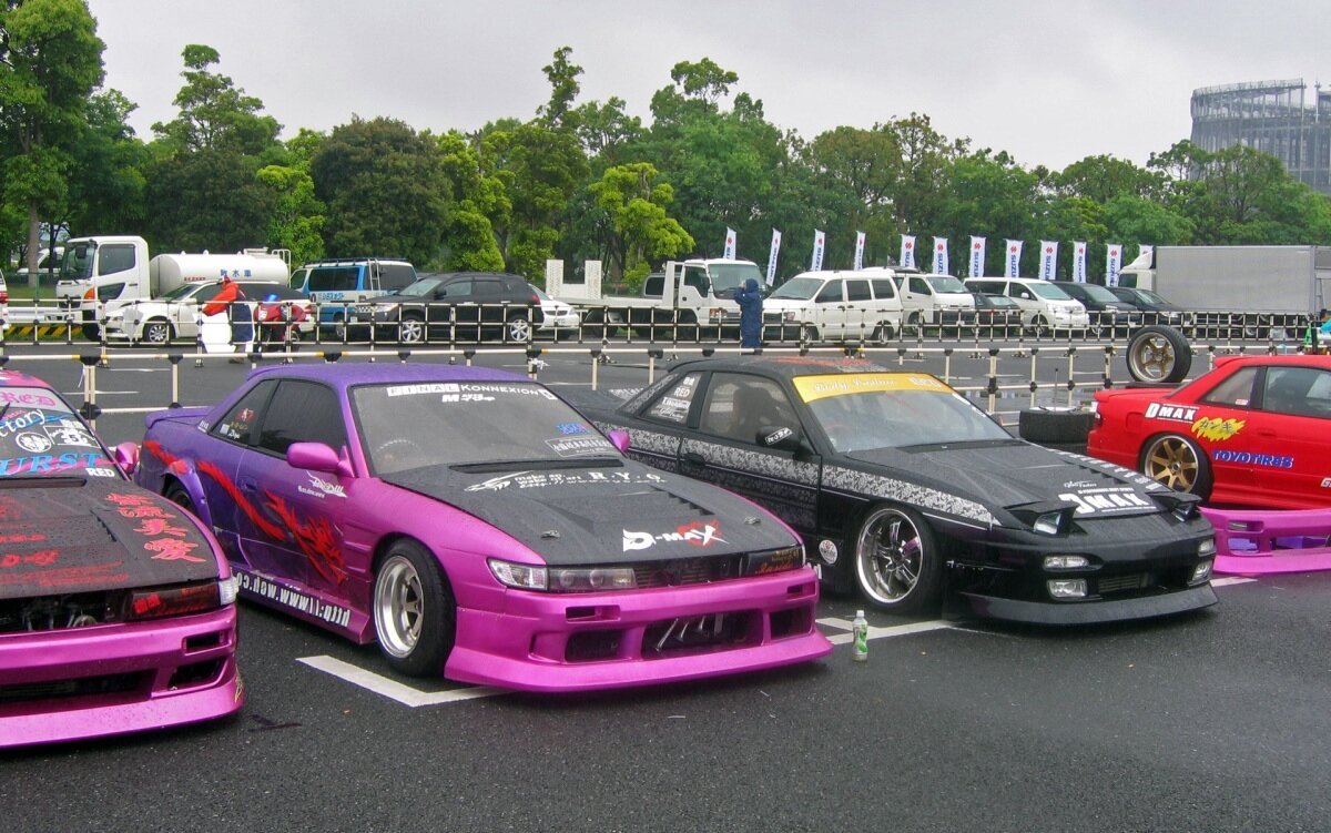 Япония дрифт 1990 Toyota уличный