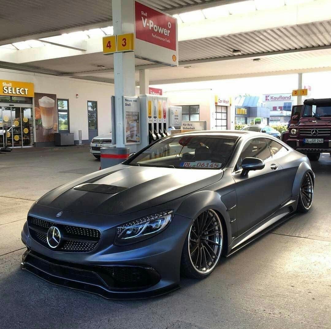 Мерседес s63 матовый черный