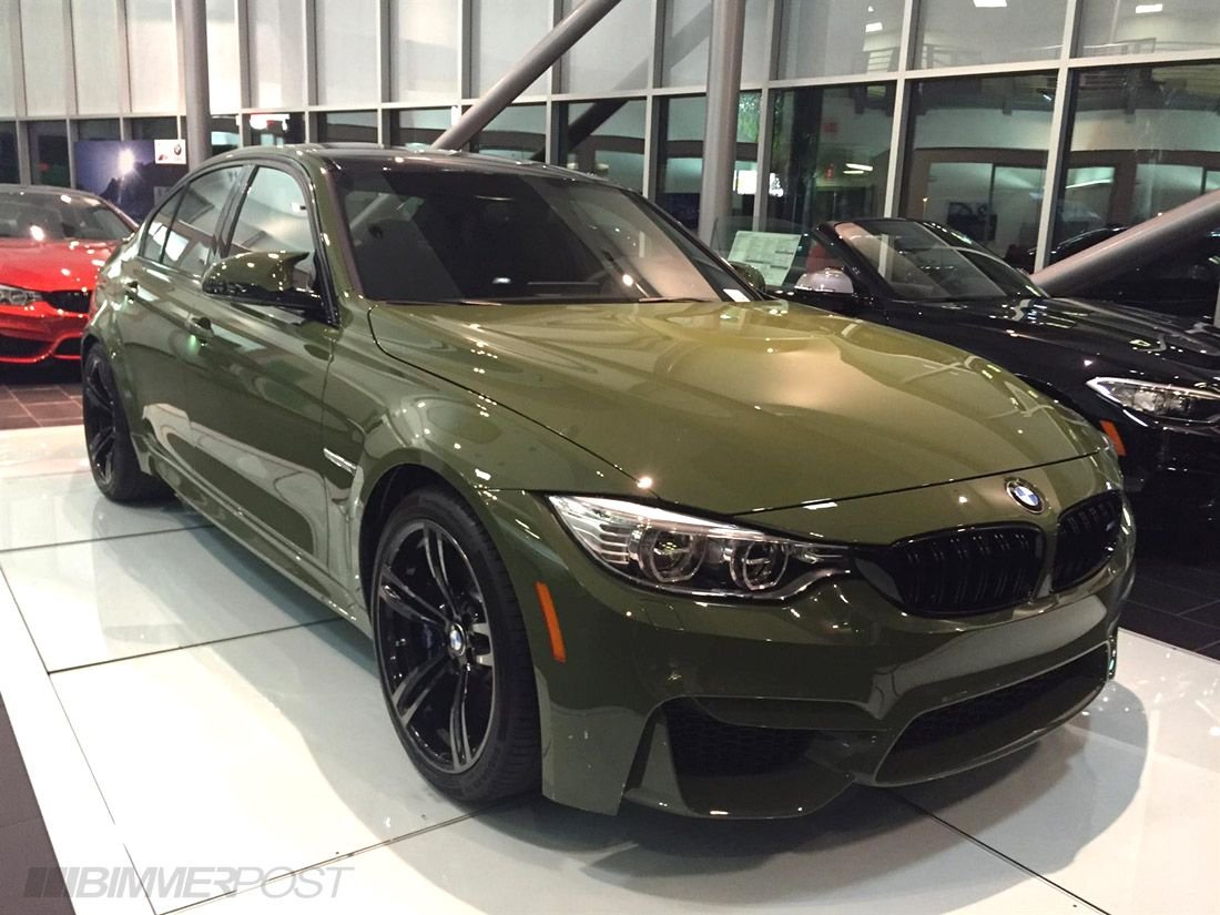 BMW m3 f80 Urban Green