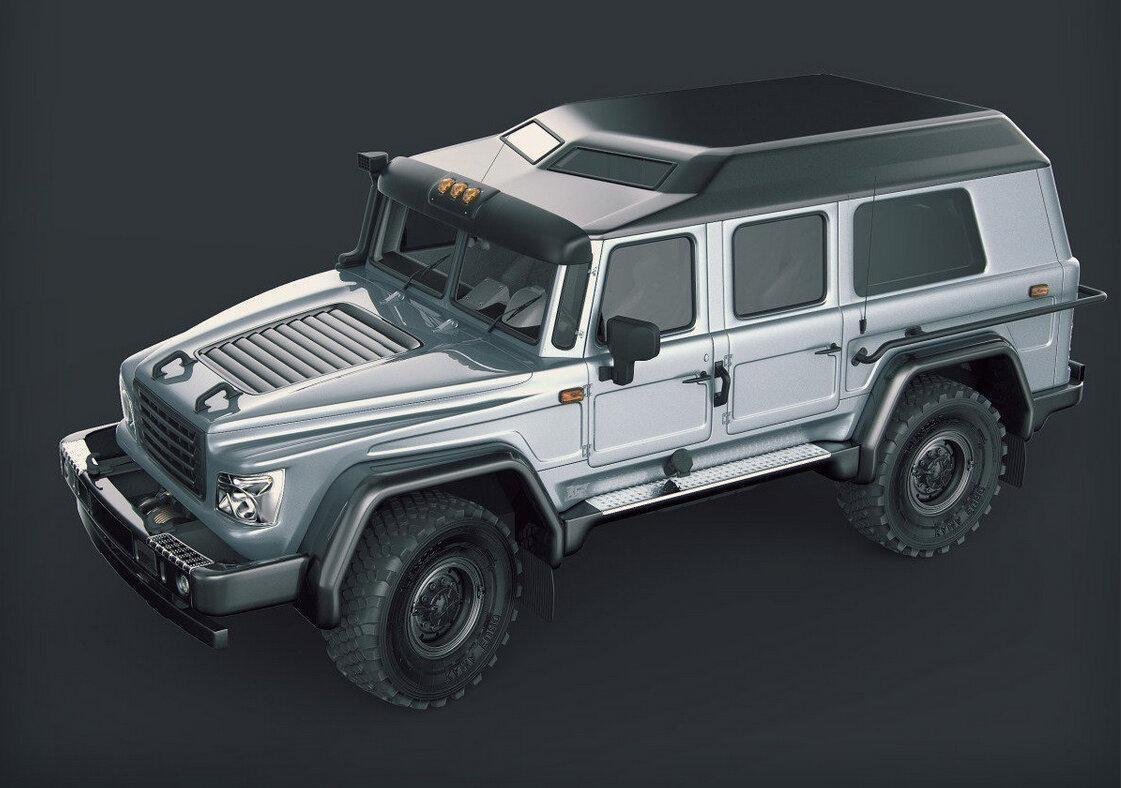 Новый внедорожник ГАЗ 66