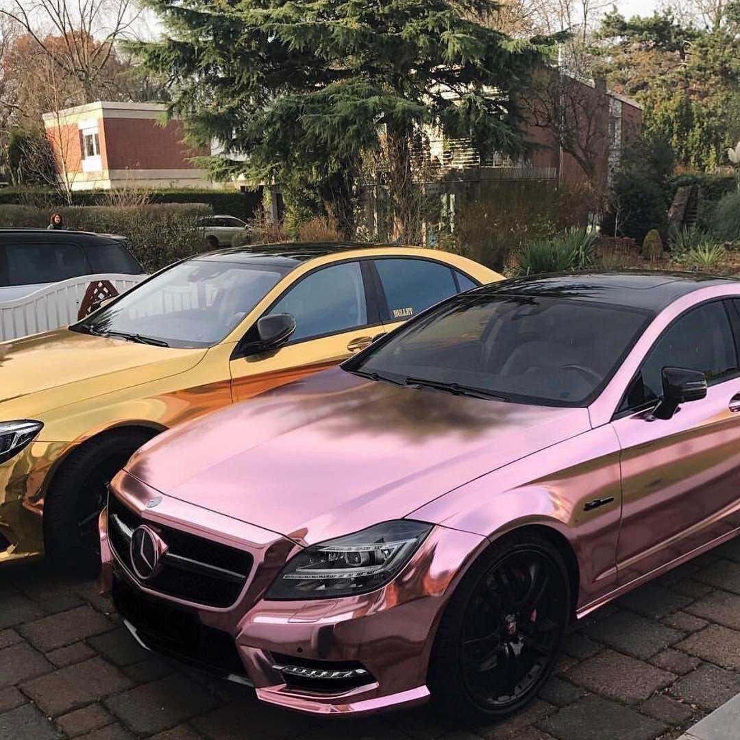 Mercedes CLS 63 AMG розовое золото