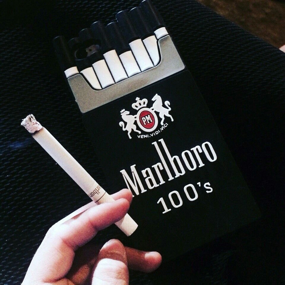 Сигареты Мальборо черная пачка