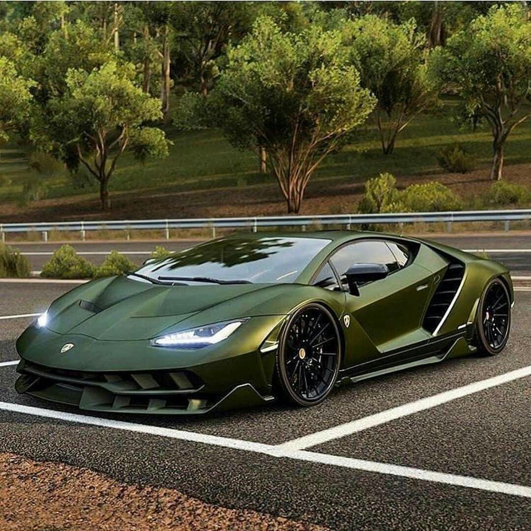 Lamborghini Centenario зеленый