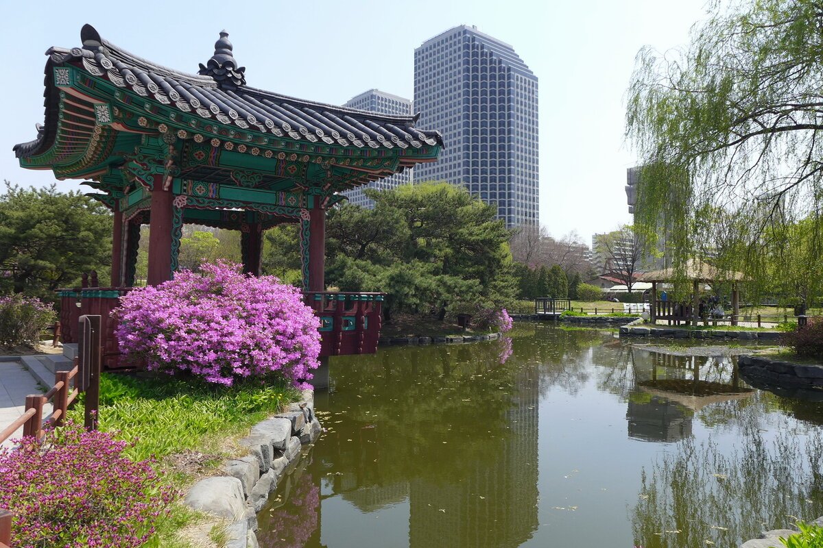 Парк Yeouido в Сеуле