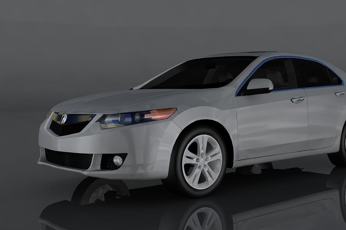 Honda e 3d model