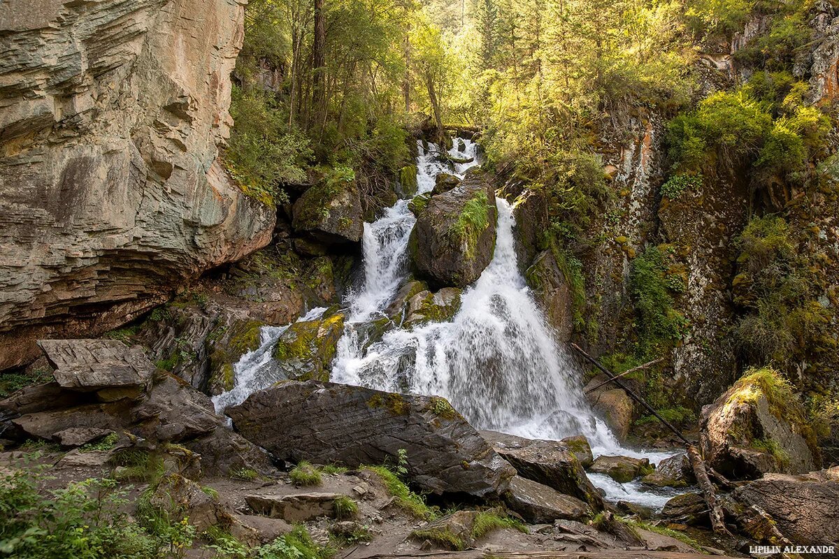 Уларские водопады Алтай Акташ