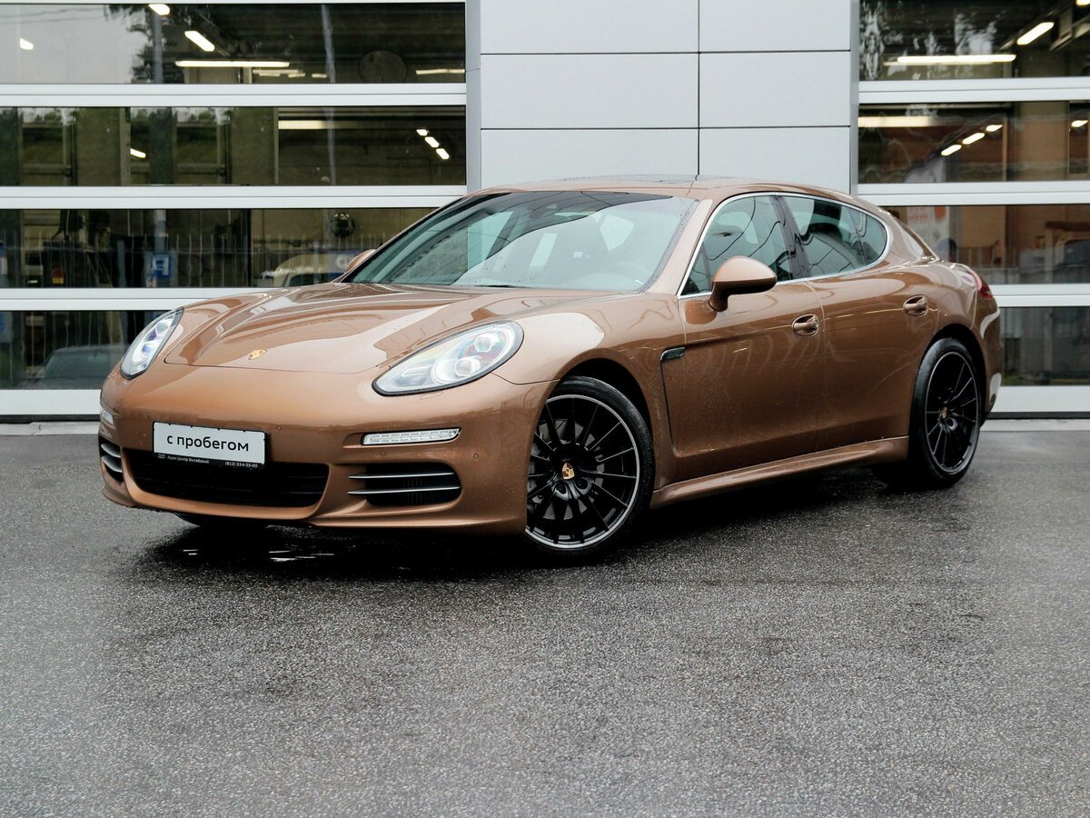 Porsche Panamera 4s коричневая