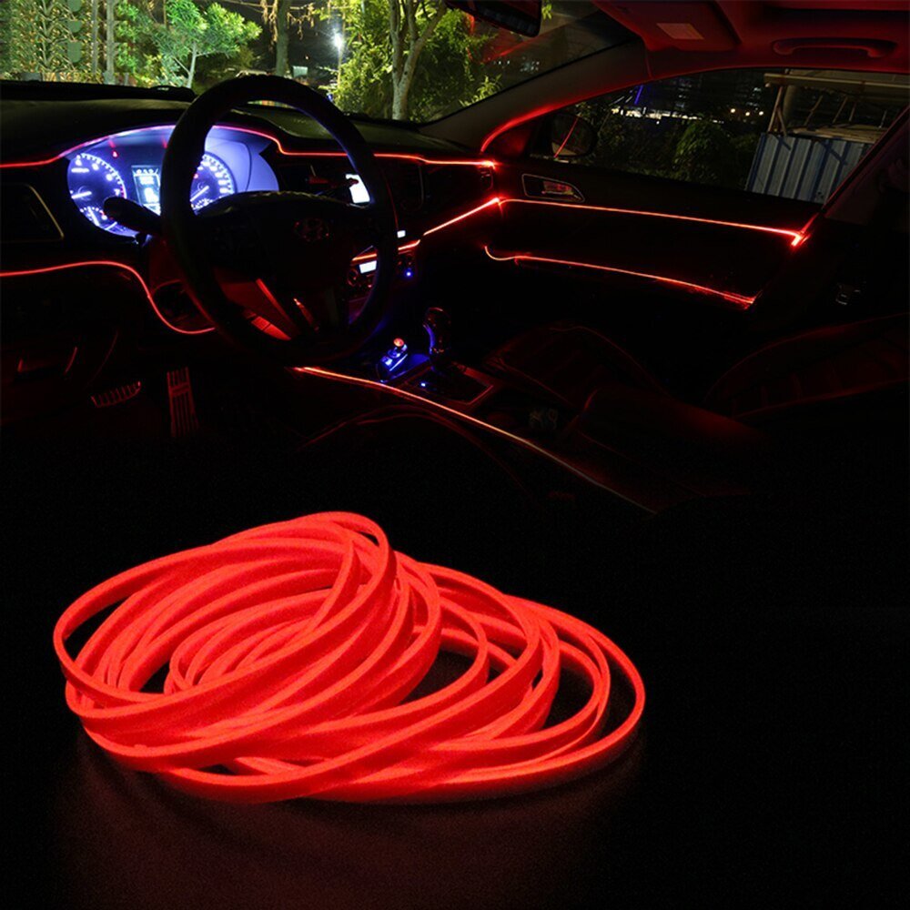 Неоновая лента Neon flexible strip Light красный