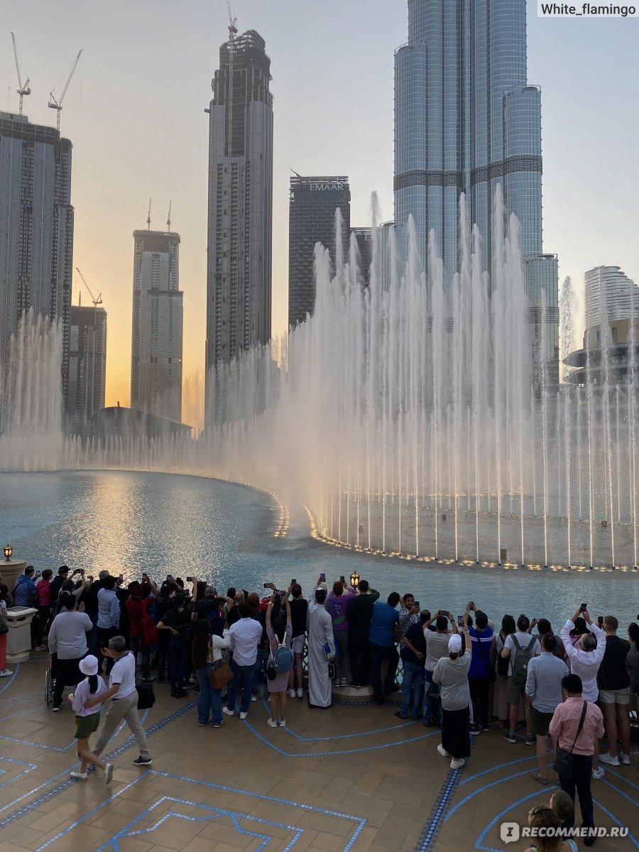 Музыкальный фонтан в Дубае