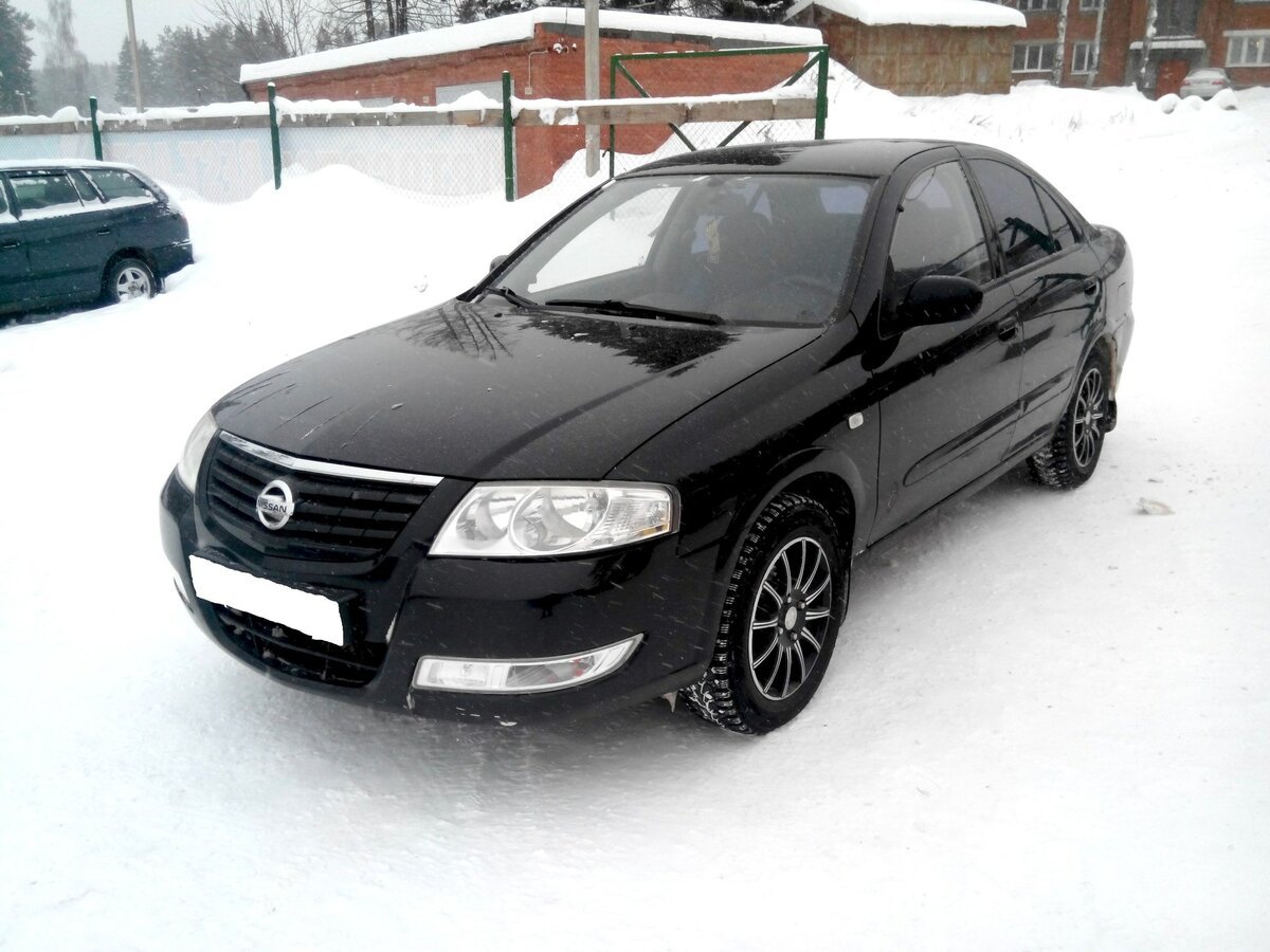 Ниссан Альмера 2008 черный