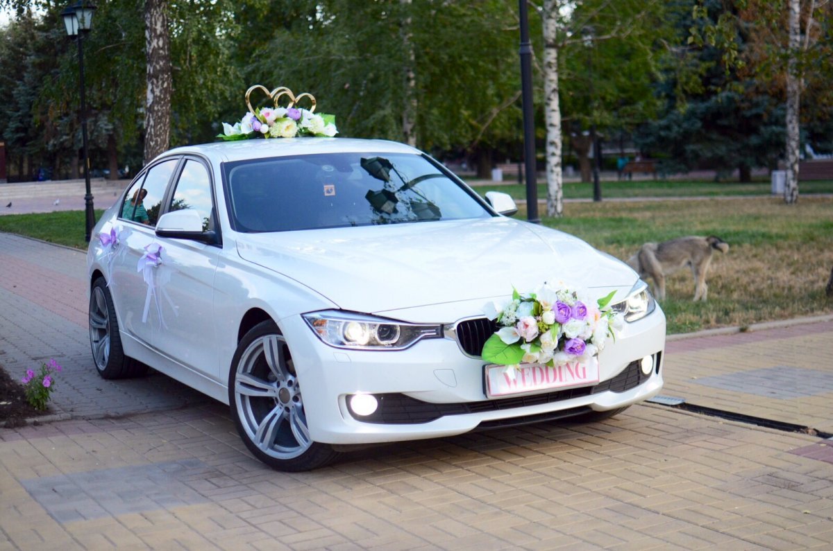 BMW f30 свадьба