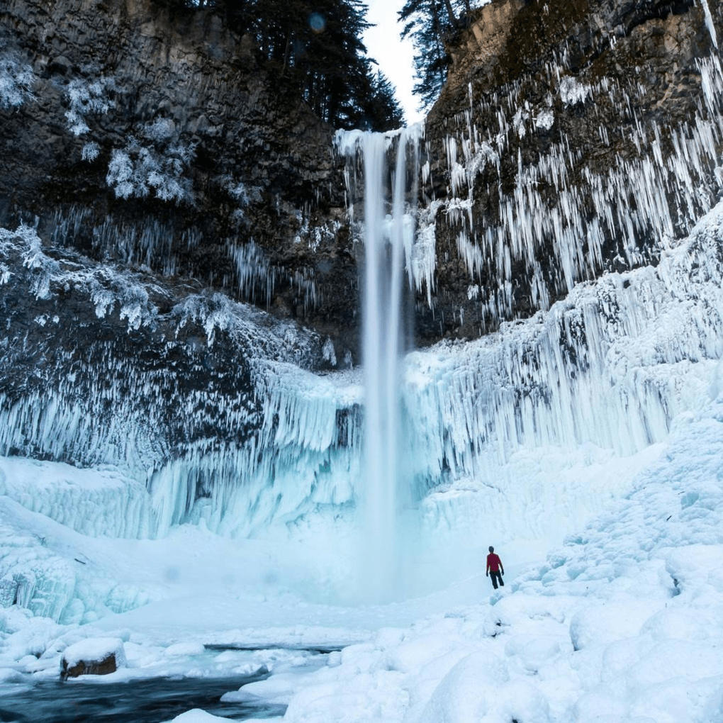 Софийские водопады Архыз зимой