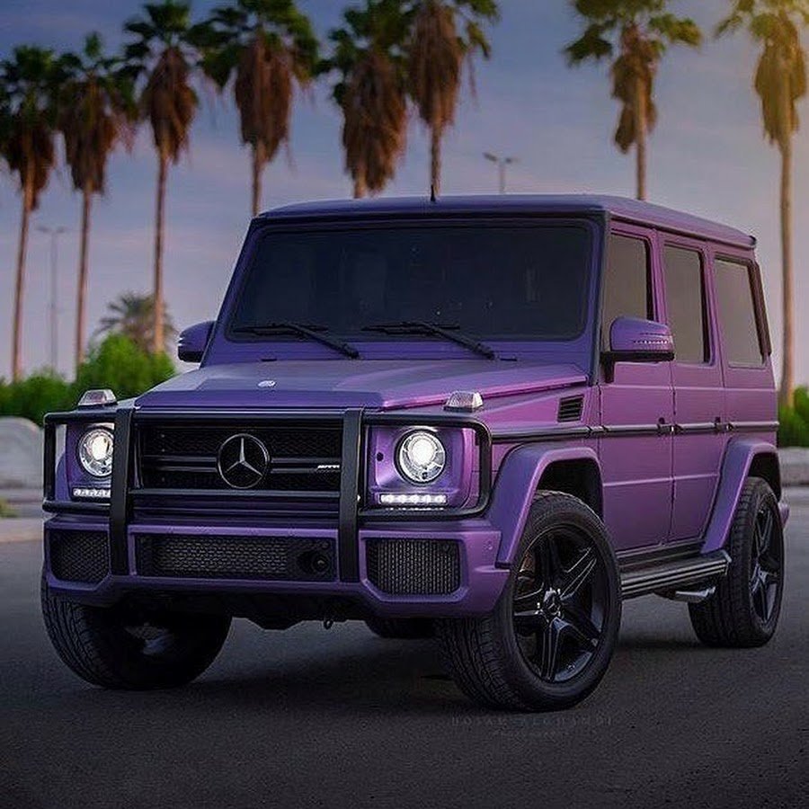 Mercedes Benz g63 Brabus пурпурный