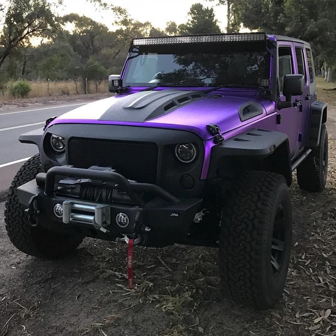 Jeep Wrangler Rubicon Purple