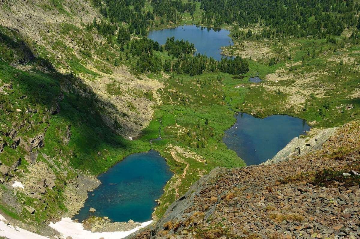 Каракольские озера Алтай Седьмое озеро