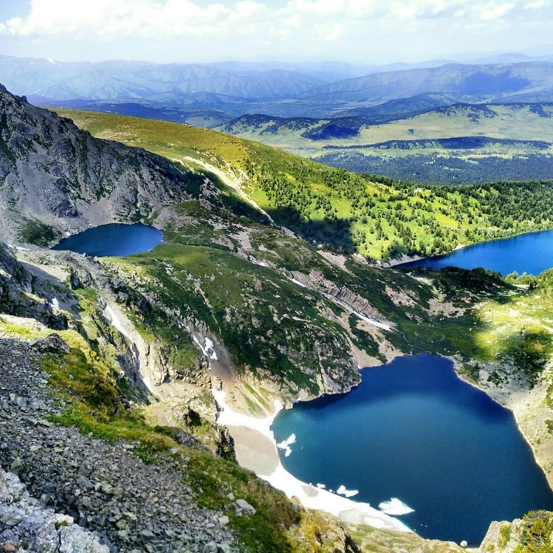 Озера красной горы Алтай