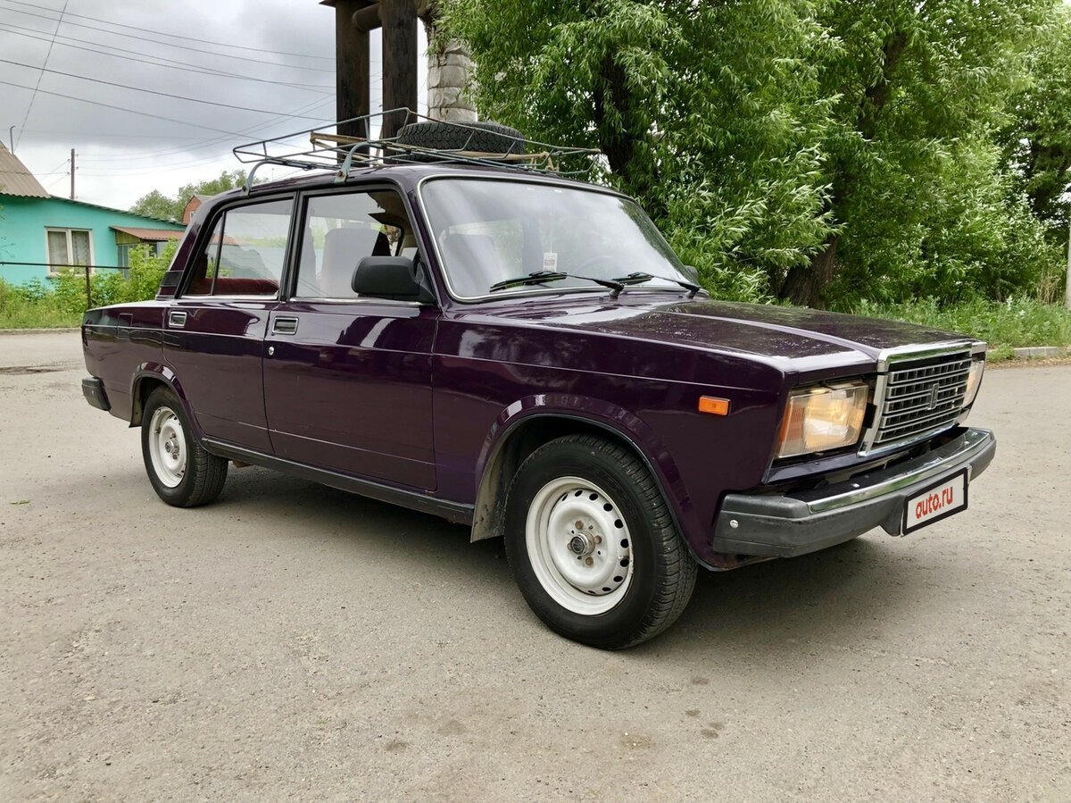 ВАЗ 2107 пурпурный