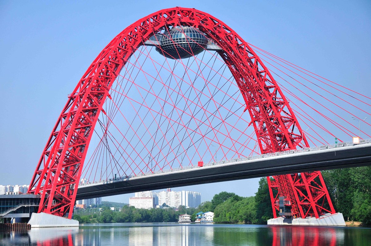 Серебряный Бор живописный мост