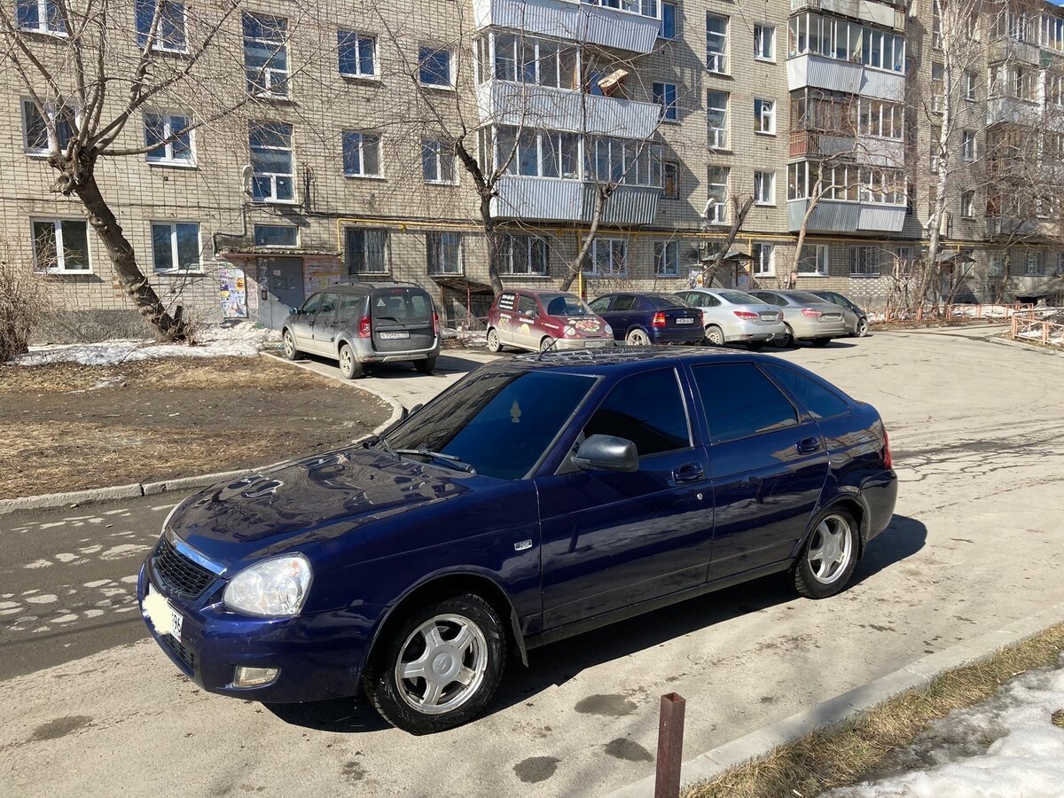 Синий цвет машины ВАЗ