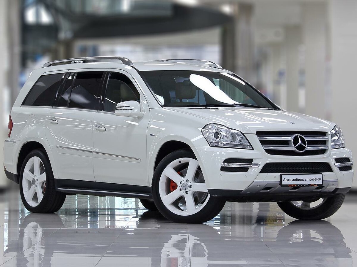 Mercedes Benz gl x164 белый