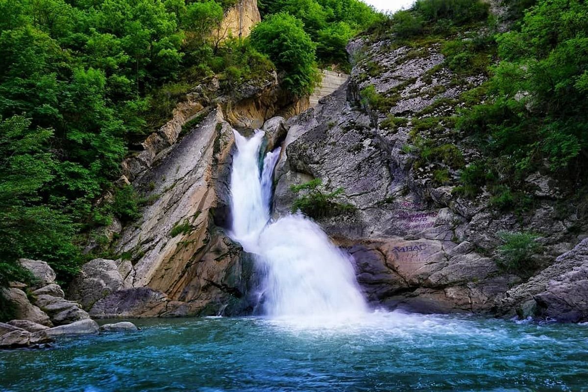 Табасаранский район хучнинский водопад