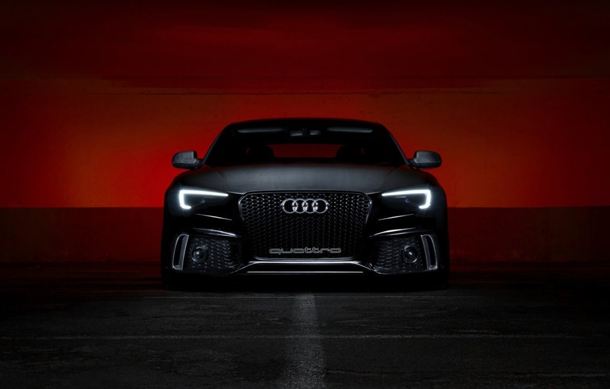 Audi r8 Black 4k