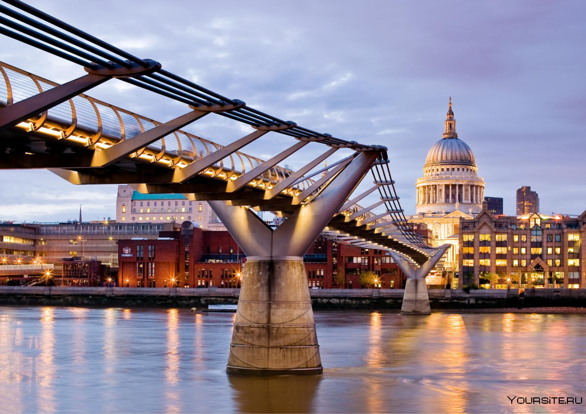 Мост тысячелетия в лондоне