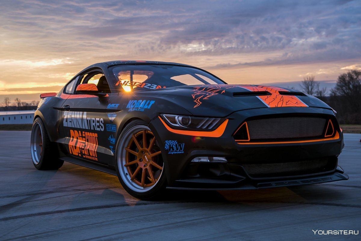 Mustang 2016 дрифт