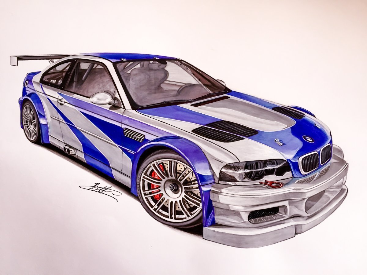 BMW m3 GTR гоночная версия