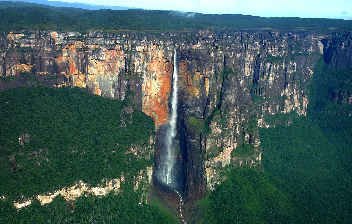 Водопад Анхель Венесуэла. Национальный парк Канайма Венесуэла. Тепуи Венесуэла. Водопад Анхель в Южной Америке. Удивительная южная америка