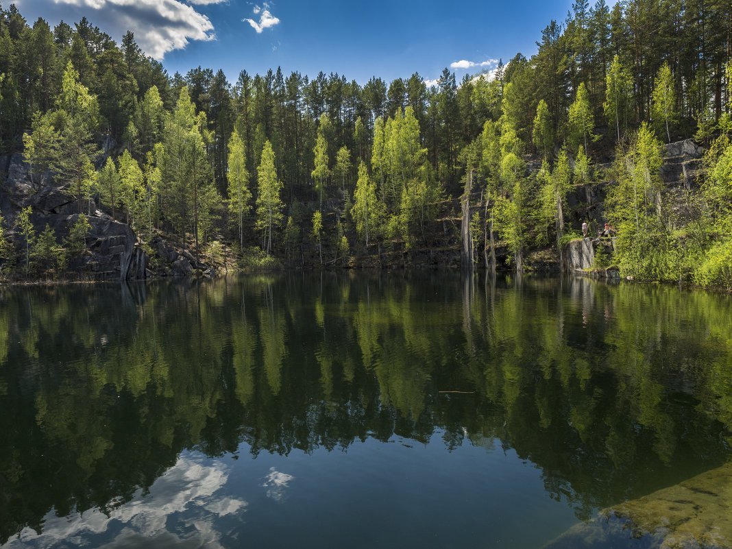 Тайга серебряное озеро
