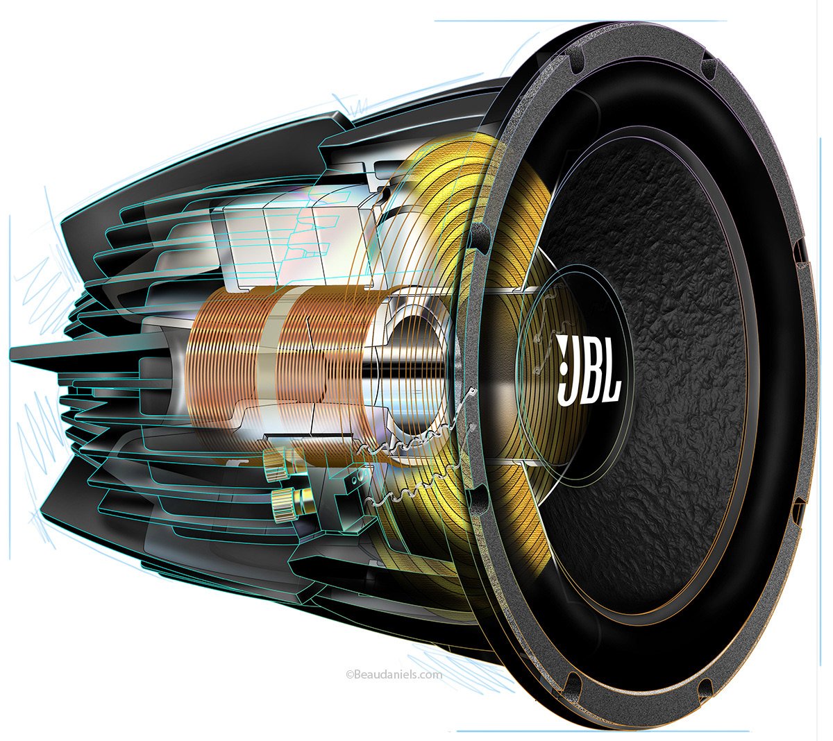 JBL Subwoofer 2 катушка