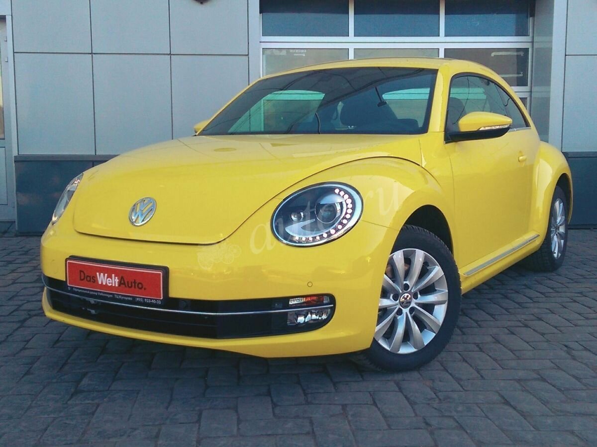 Volkswagen Beetle II (a5) желтый
