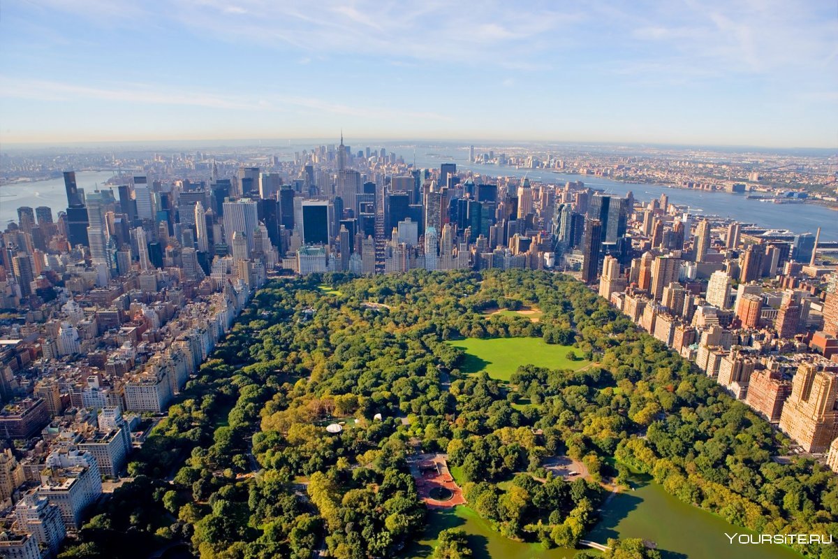 Знаменитый парк в Нью-Йорке