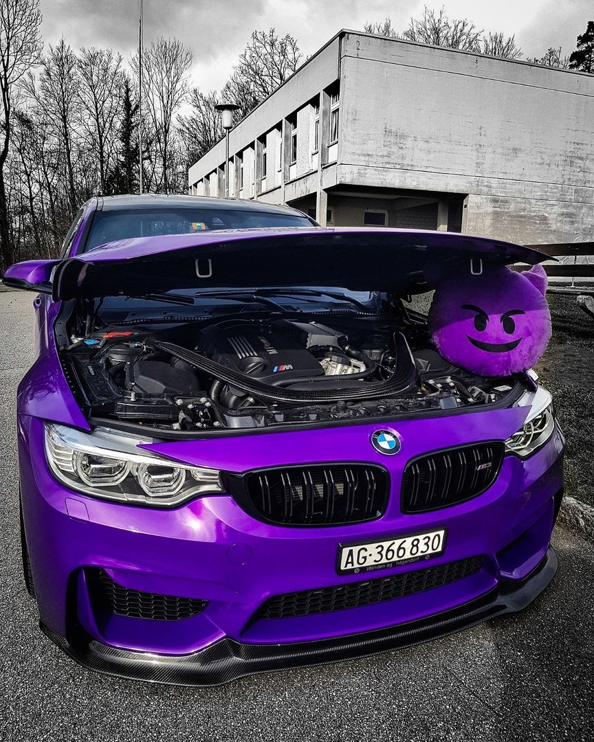 BMW f80 фиолетовый
