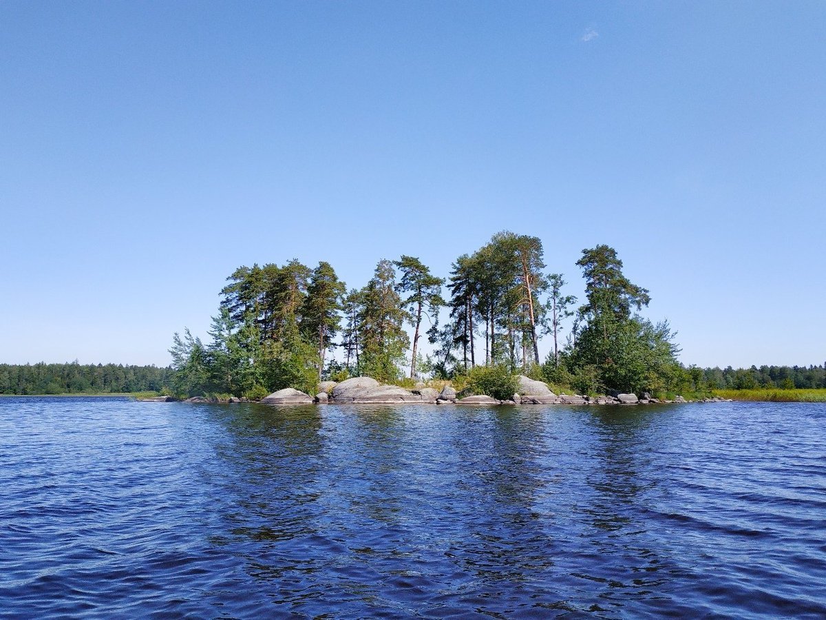 Озеро Вуокса Ленинградская область Приозерск