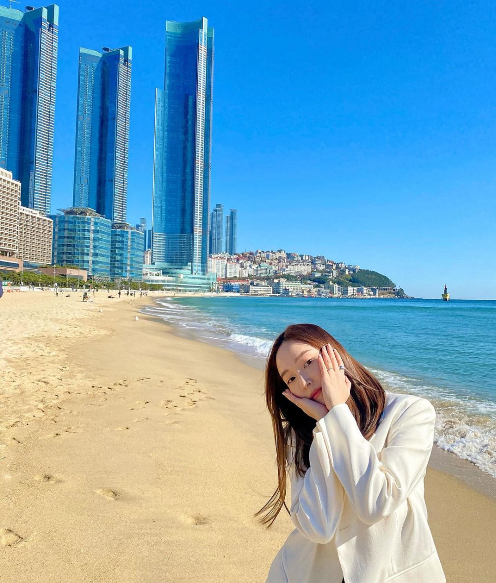 Кореянки на пляже в Пусане