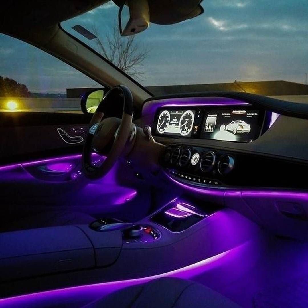 Mercedes Benz w222 салон подсветка