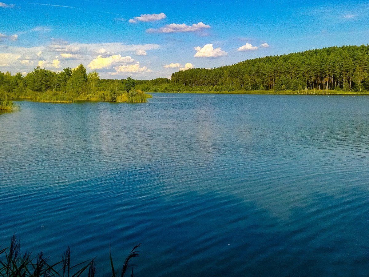 Фосфоритный Воскресенск голубое озеро