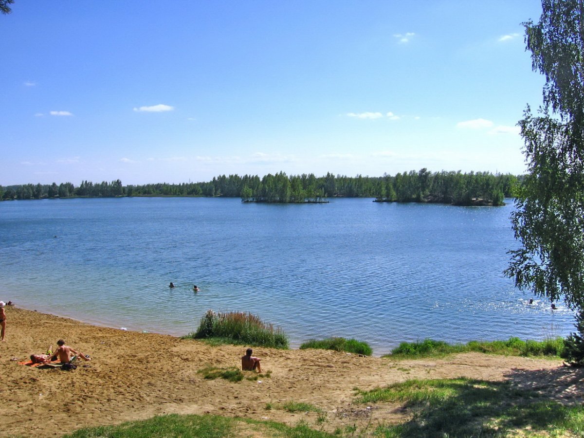 Голубое озеро Воскресенск Золотово