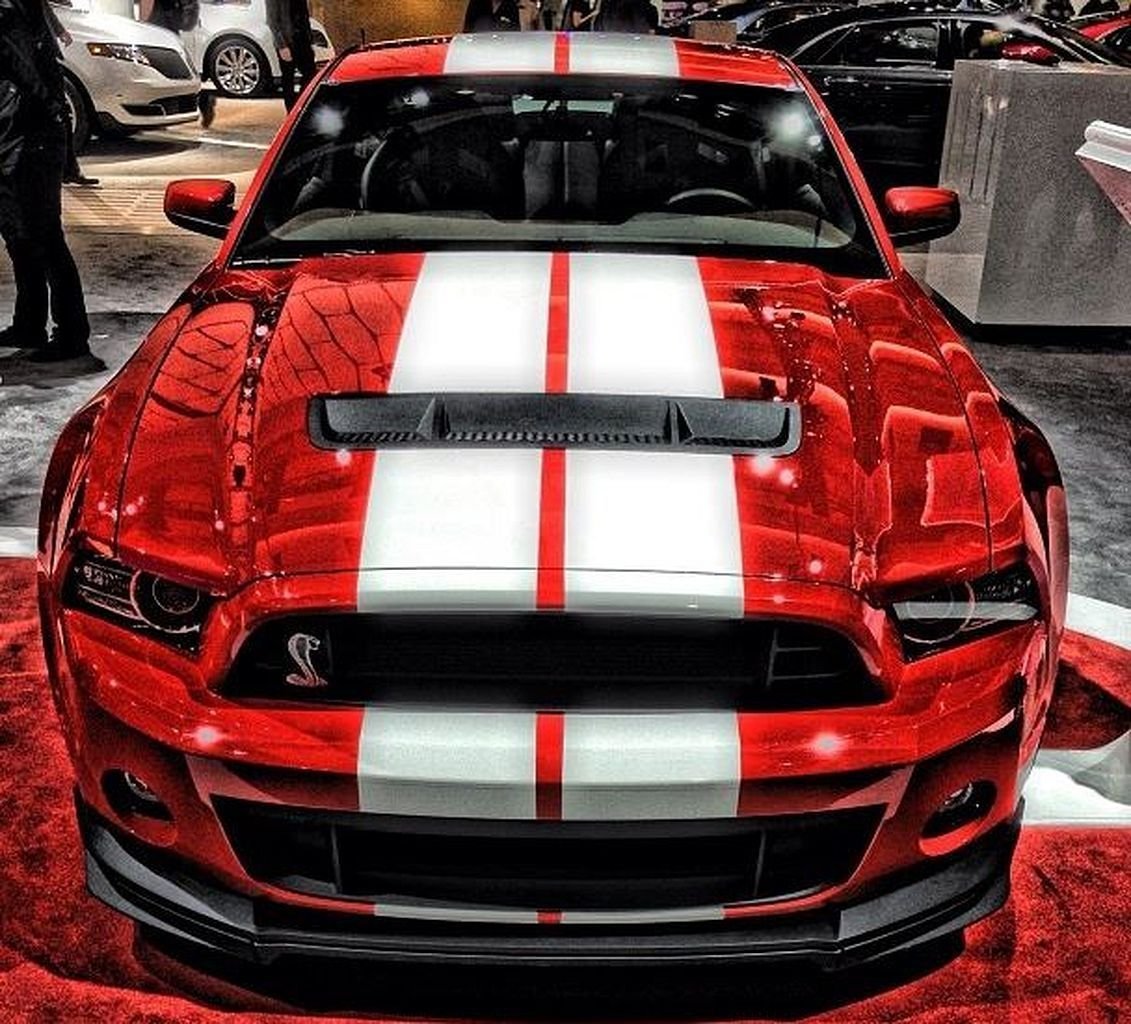 Форд Мустанг gt 500 красный