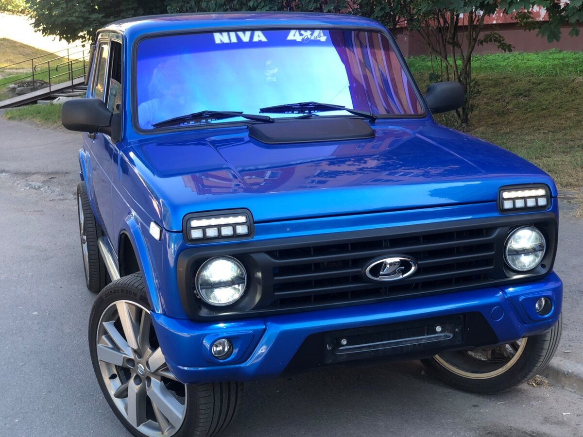 Lada (ВАЗ) 2121 (4x4), 2014 голубая