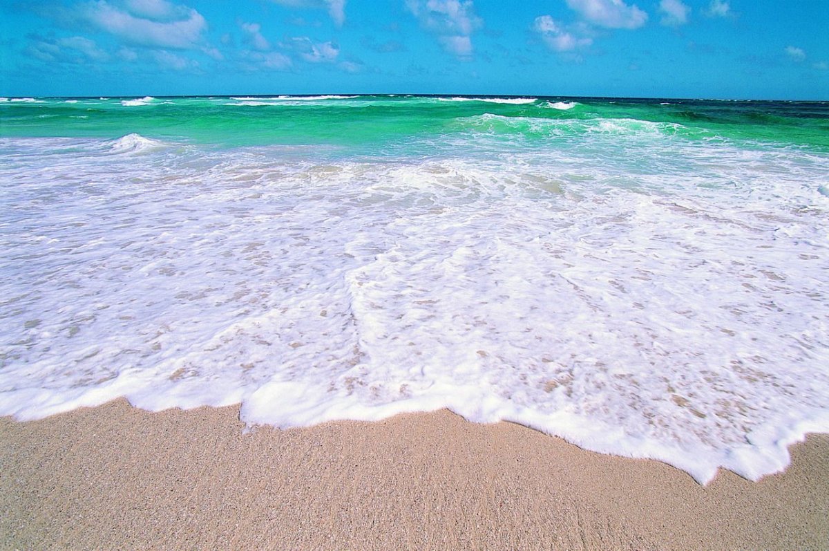 Море песок