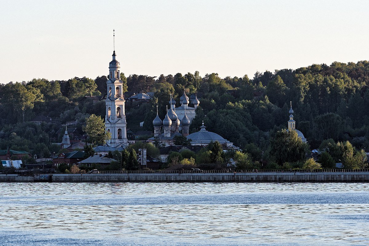 Река Волга Юрьевец