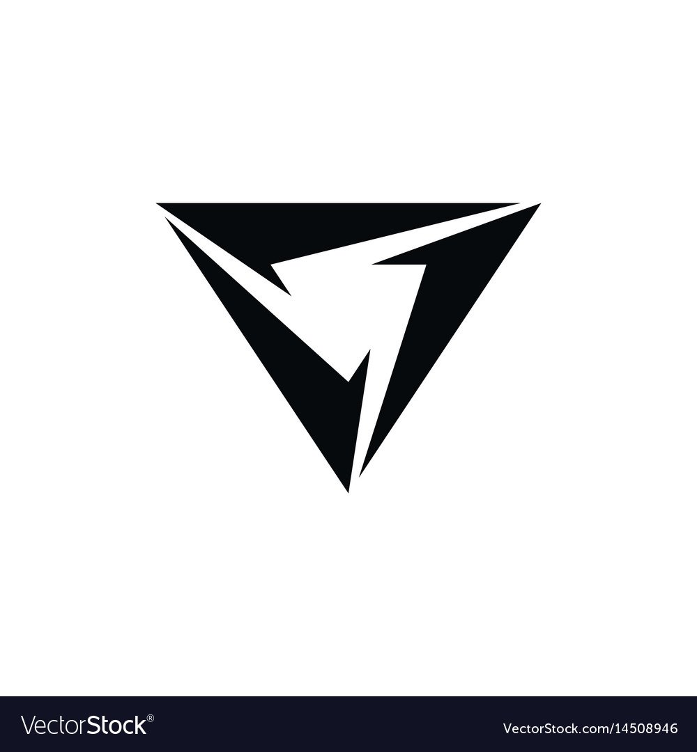 Логотип треугольник вниз