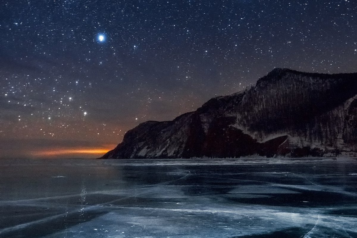 Ночь озеро звезды. Озеро Байкал ночью. Млечный путь на Байкале. Озеро Байкал Северное сияние. Ночной Ольхон звезды.
